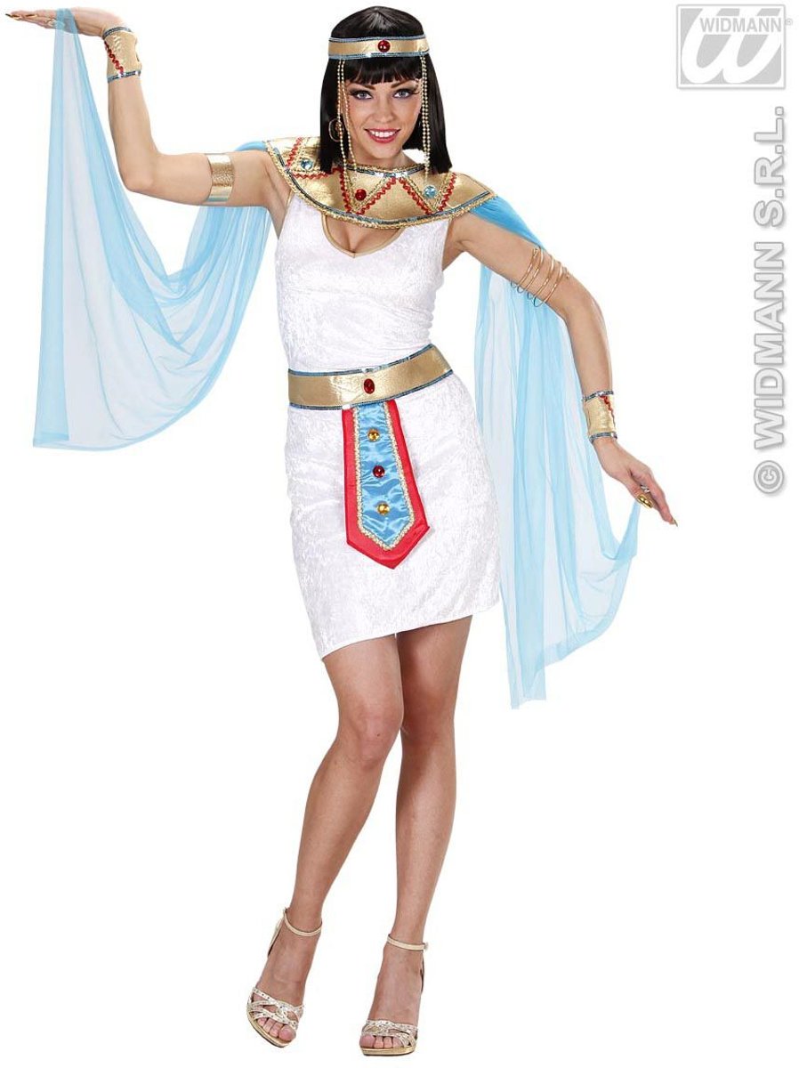 Egypte Kostuum | Egyptische Koningin Lady Of The Pyramids Kostuum Vrouw | Medium | Carnaval kostuum | Verkleedkleding